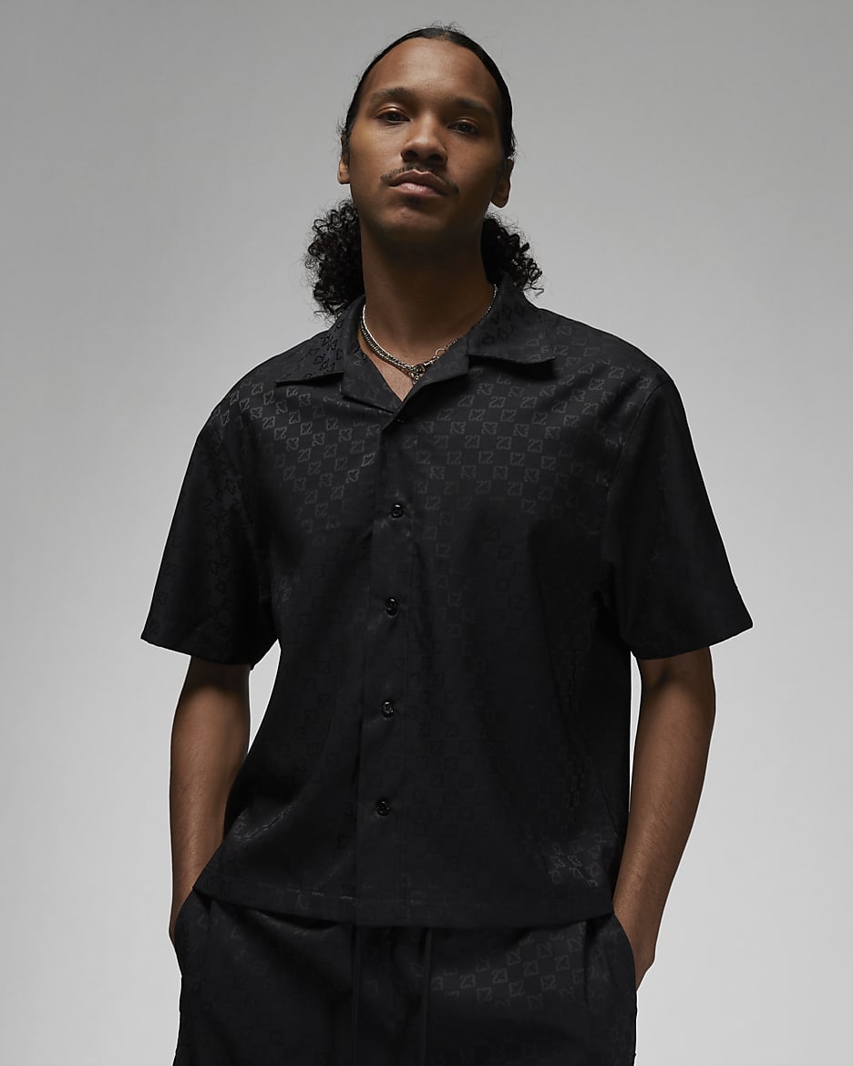 Jordan button up shirt discount